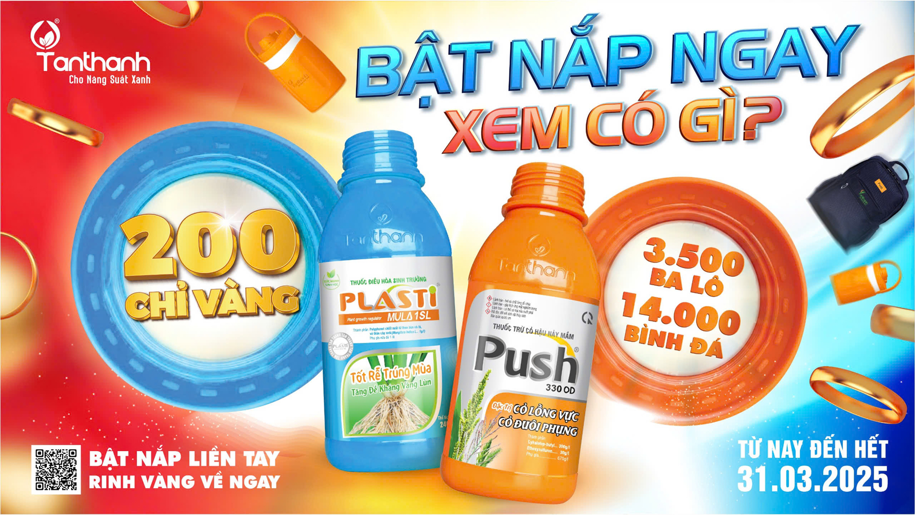 Khuyến mãi lớn tại Tân Thành Bật nắp liền tay – rinh vàng về ngay Khuyến mãi lớn tại Tân Thành Bật nắp liền tay – rinh vàng về ngay